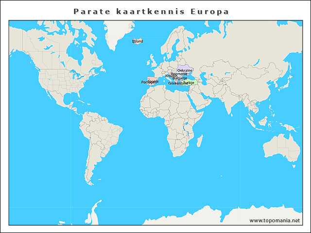 parate-kaartkennis-europa
