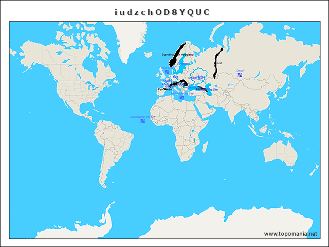 relief-en-water-in-europa-en-de-wereldd