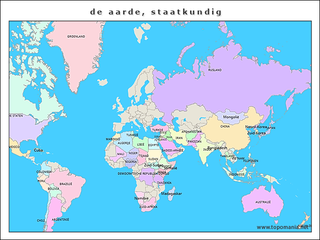 de-aarde-staatkundig