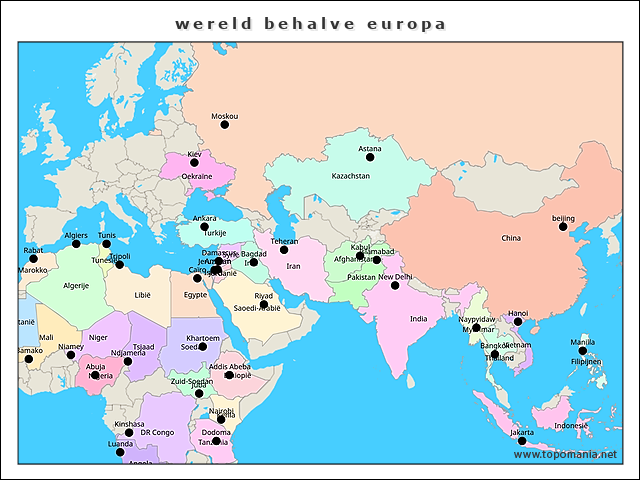 wereld-behalve-europa