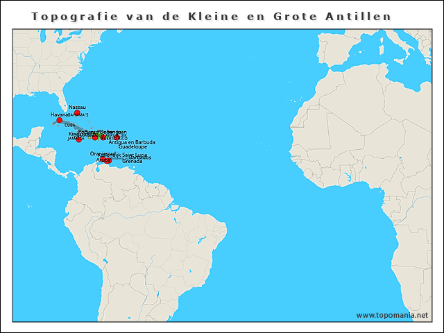 topografie-van-de-kleine-en-grote-antillen