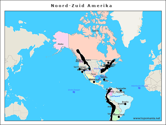 noord-zuid-amerika
