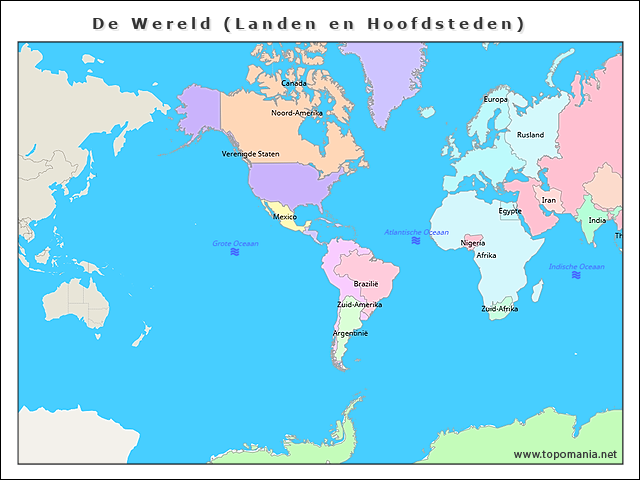 de-wereld-(landen-continenten-en-oceanen