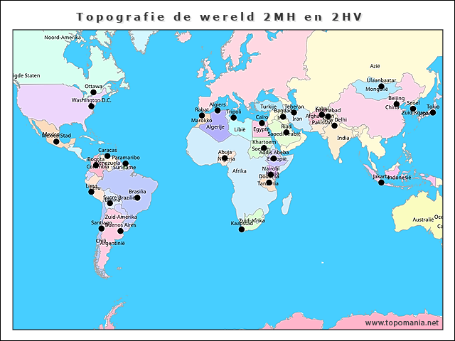 topografie-de-wereld-2mh-en-2hv