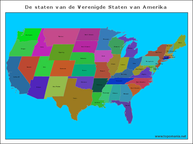 de-staten-van-de-verenigde-staten-van-amerika