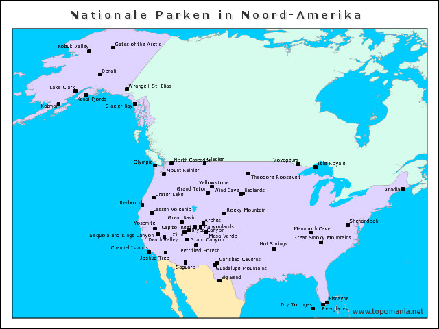 nationale-parken-in-noord-amerika