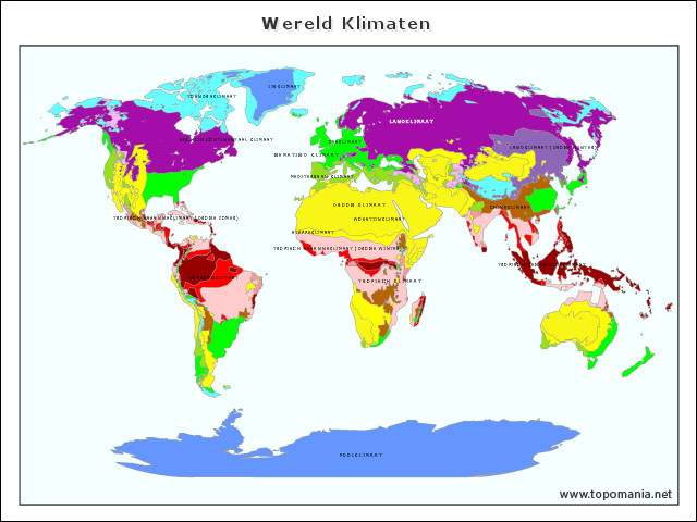 wereld-klimaten