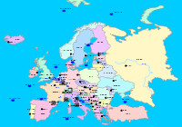 terrorisme Narabar verlies uzelf Basis Kaarten Europa | www.topomania.net