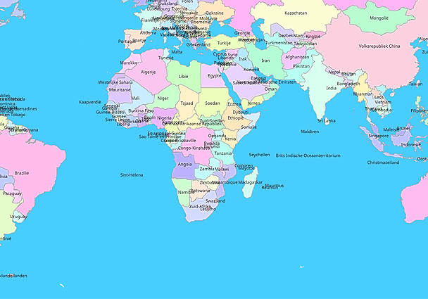 Topografie Wereld Landen | www.topomania.net