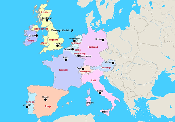 Topografie De Poolster - Topografie Europa - Groep 7 (1) | www