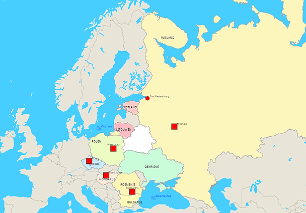 Topografie Groep 7 - Topografie Oost-Europa toets | www.topomania.net