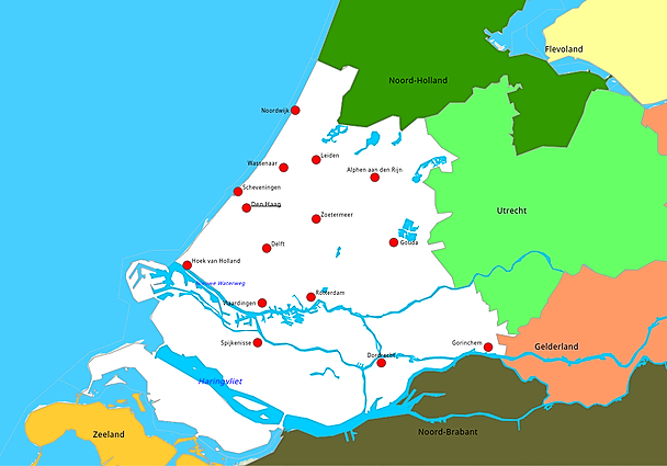 Topografie Geobas groep 6 Zuid-Holland | www.topomania.net
