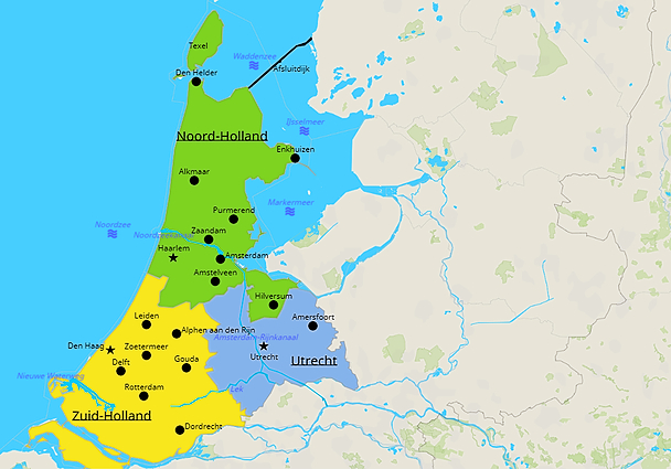 Topografie Topo West-Nederland - Juf Kelly | www.topomania.net